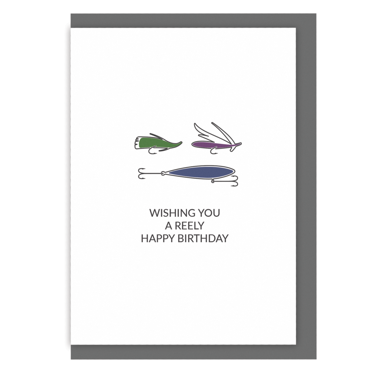 Fishing Birthday Card - Reely Happy Birthday  Scottish Gifts & Art –  Heather and Haggis