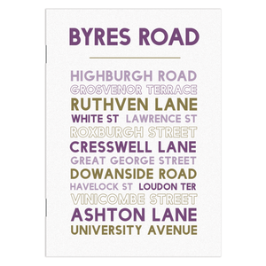 Byres Road notebook