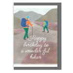 Hiking Birthday Card - Wander-ful Hiker