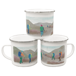 Hiking Enamel Mug