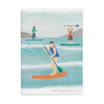 Paddleboarding Fridge Magnet