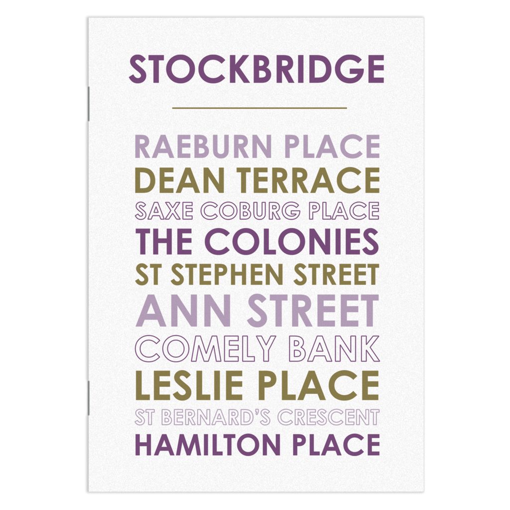 Stockbridge notebook