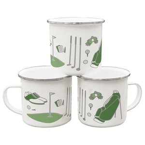 Golf Enamel Mug